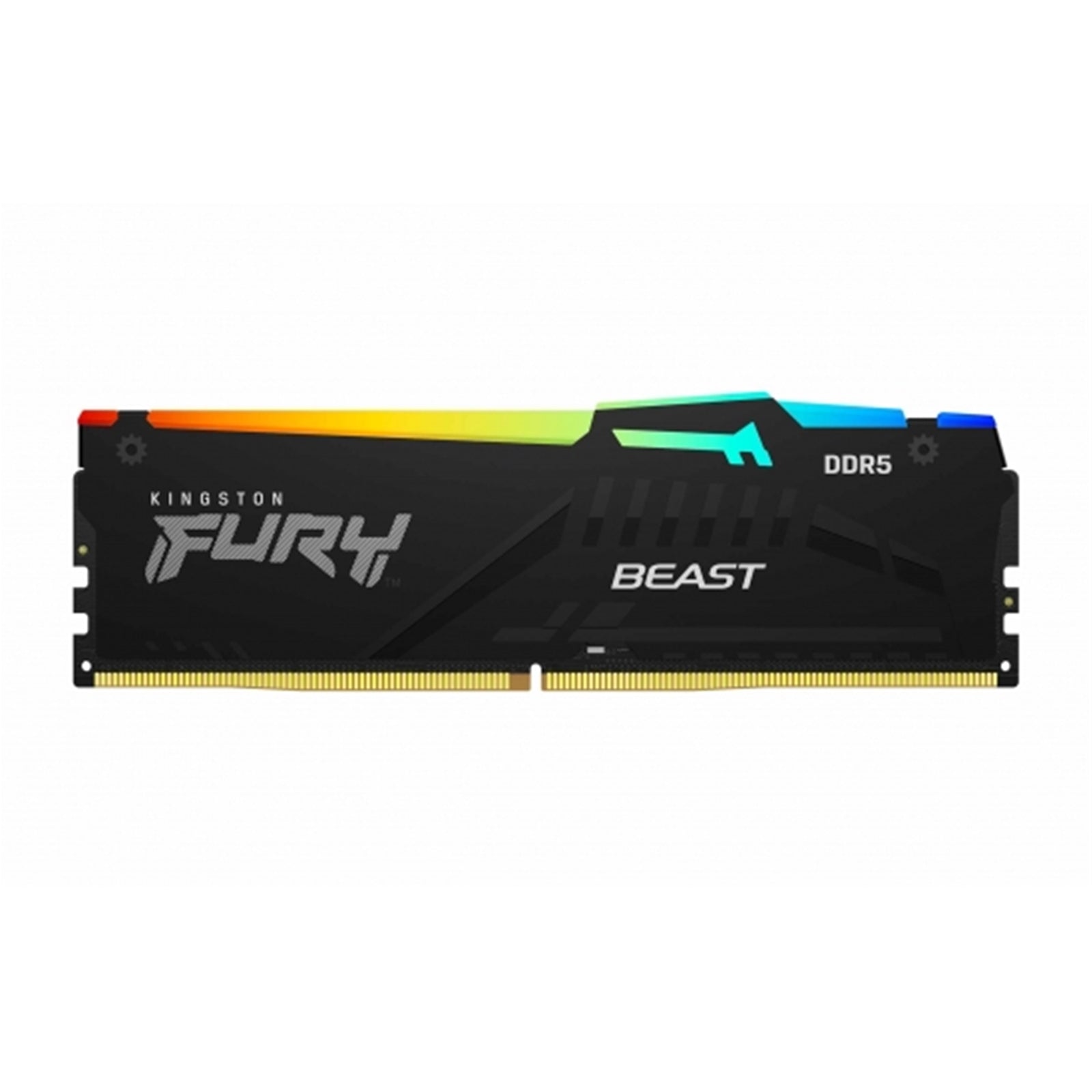 Kingston FURY Beast (KF560C36BBE2A-32) 32GB System Memory, 60000MT/s, DDR5, CL36, DIMM, RGB, Black Kingston FURY Beast (KF560C36BBE2A-32) 32GB System Memory, 60000MT/s, DDR5, CL36, DIMM, RGB, Black